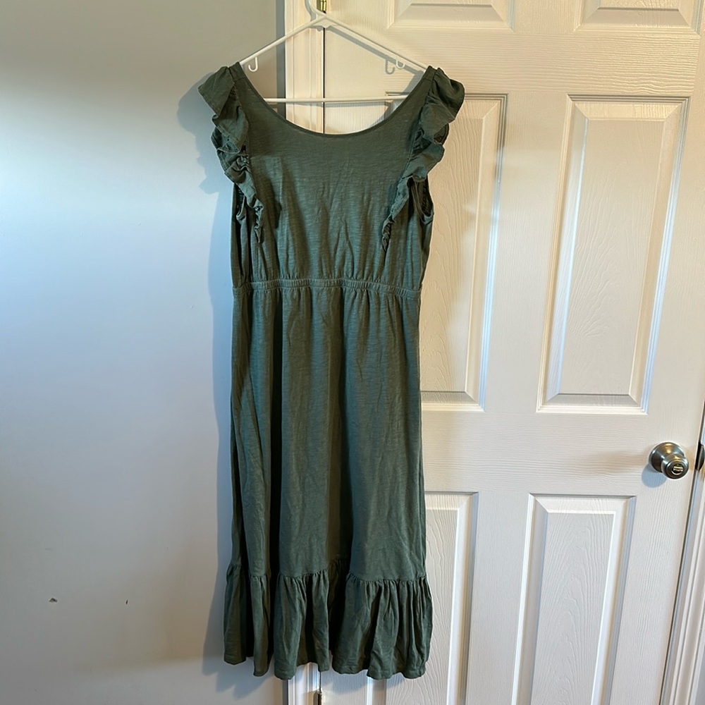 ba&sh 100% cotton green dress